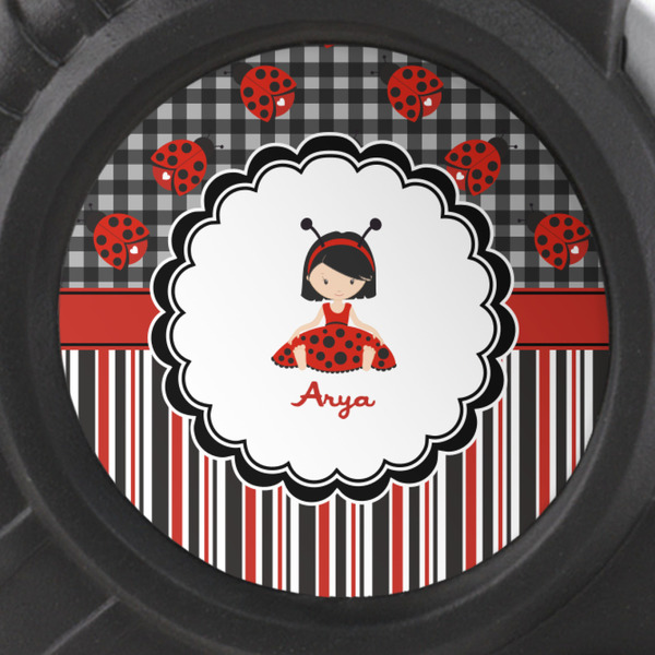 Ladybugs & Stripes Tape Measure - 25ft - detail