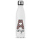 Ladybugs & Stripes Water Bottle - 17 oz. - Stainless Steel - Full Color Printing (Personalized)