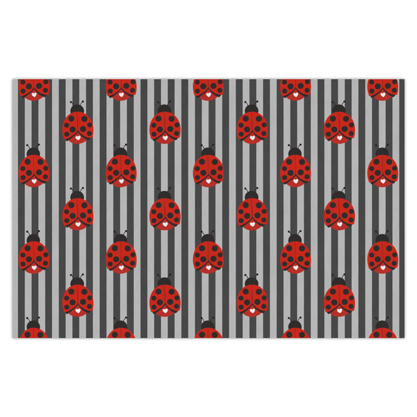 Custom Ladybugs & Stripes X-Large Tissue Papers Sheets - Heavyweight