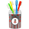 Ladybugs & Stripes Toothbrush Holder (Personalized)