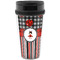 Ladybugs & Stripes Acrylic Travel Mug without Handle (Personalized)