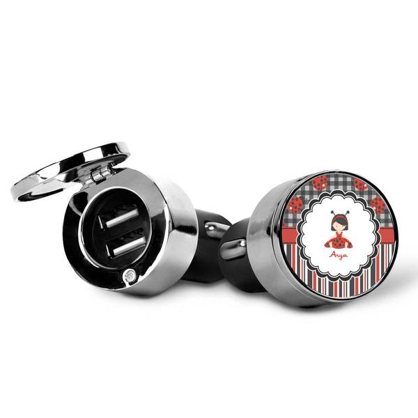 Ladybugs & Stripes USB Car Charger