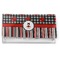 Ladybugs & Stripes Vinyl Check Book Cover - Front