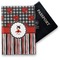 Ladybugs & Stripes Vinyl Passport Holder - Front
