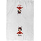 Ladybugs & Stripes Waffle Towel - Partial Print - Approval Image