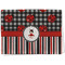 Ladybugs & Stripes Waffle Weave Towel - Full Print Style Image