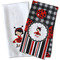 Ladybugs & Stripes Waffle Weave Towels - Two Print Styles