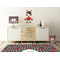 Ladybugs & Stripes Wall Graphic Decal Wooden Desk