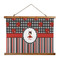 Ladybugs & Stripes Wall Hanging Tapestry - Wide (Personalized)