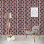 Ladybugs & Stripes Wallpaper & Surface Covering (Peel & Stick - Repositionable)