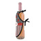 Ladybugs & Stripes Wine Bottle Apron - DETAIL WITH CLIP ON NECK