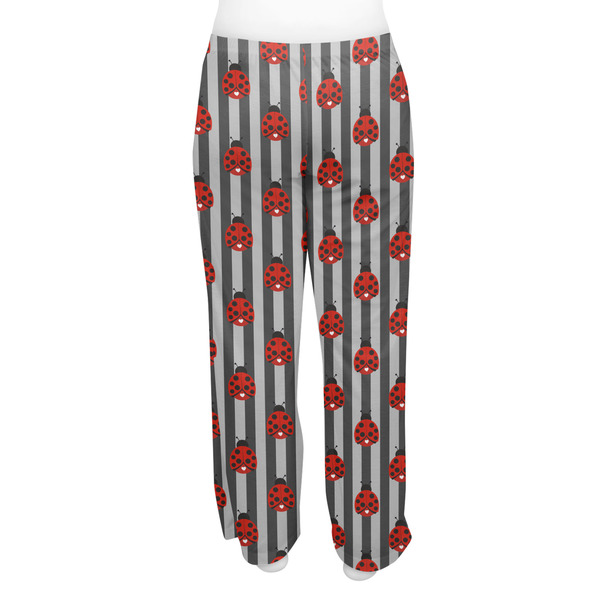 Ladybugs & Stripes Women's Pj on model - Back