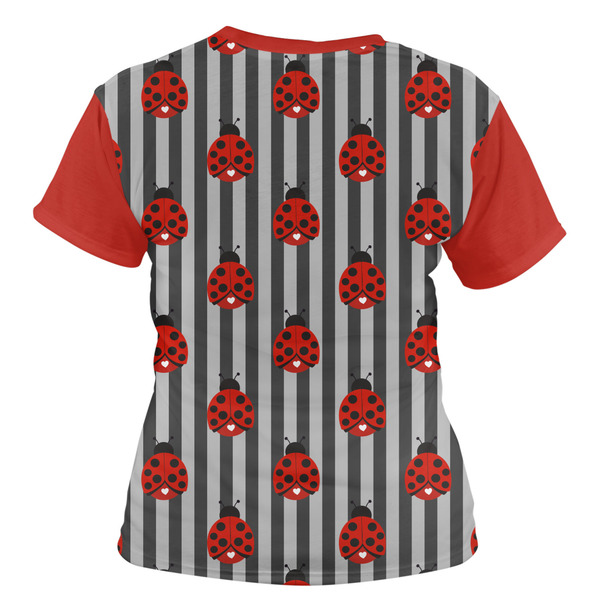 Ladybugs & Stripes Women's T-shirt Back