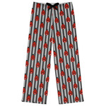 Ladybugs & Stripes Womens Pajama Pants - S