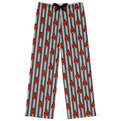 Ladybugs & Stripes Womens Pajama Pants