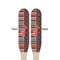 Ladybugs & Stripes Wooden Food Pick - Paddle - Double Sided - Front & Back