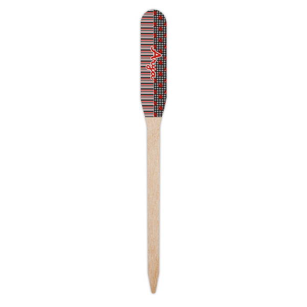 Ladybugs & Stripes Wooden Food Pick - Paddle - Single Pick