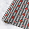 Ladybugs & Stripes Wrapping Paper Roll - Matte - Medium - Main