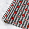 Ladybugs & Stripes Wrapping Paper Rolls- Main