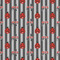 Ladybugs & Stripes Wrapping Paper Square