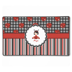 Ladybugs & Stripes XXL Gaming Mouse Pad - 24" x 14" (Personalized)