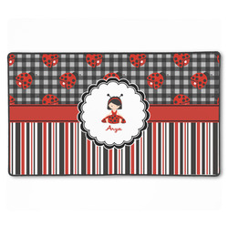 Ladybugs & Stripes XXL Gaming Mouse Pad - 24" x 14" (Personalized)