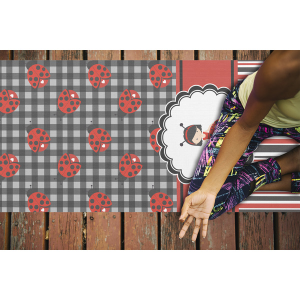 Ladybugs & Stripes Yoga Mats - LIFESTYLE