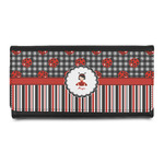 Ladybugs & Stripes Leatherette Ladies Wallet (Personalized)