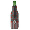 Ladybugs & Stripes Zipper Bottle Cooler - BACK (bottle)