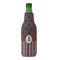 Ladybugs & Stripes Zipper Bottle Cooler - FRONT (bottle)