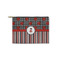 Ladybugs & Stripes Zipper Pouch Small (Front)