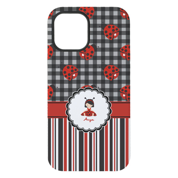 Ladybugs & Stripes iPhone 15 Pro Max Tough Case - Back