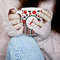 Red & Black Dots & Stripes 11oz Coffee Mug - LIFESTYLE