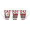 Red & Black Dots & Stripes 12 Oz Latte Mug - Approval