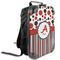 Red & Black Dots & Stripes 13" Hard Shell Backpacks - ANGLE VIEW