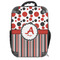 Red & Black Dots & Stripes 18" Hard Shell Backpacks - FRONT
