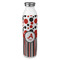 Red & Black Dots & Stripes 20oz Stainless Steel Water Bottle - Full Print (Personalized)