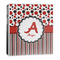Red & Black Dots & Stripes 3-Ring Binder - 1 inch (Personalized)