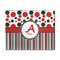 Red & Black Dots & Stripes 8'x10' Indoor Area Rugs - Main