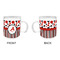 Red & Black Dots & Stripes Acrylic Kids Mug (Personalized) - APPROVAL