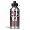Red & Black Dots & Stripes Water Bottle - Aluminum - 20 oz (Personalized)