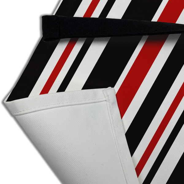 Red & Black Dots & Stripes Apron - (Detail)