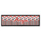 Red & Black Dots & Stripes Bar Mat - Large - FRONT