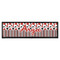 Red & Black Dots & Stripes Bar Mat (Personalized)