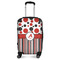 Red & Black Dots & Stripes Carry-On Travel Bag - With Handle