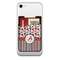Red & Black Dots & Stripes 2-in-1 Cell Phone Credit Card Holder & Screen Cleaner (Personalized)