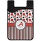Red & Black Dots & Stripes Cell Phone Credit Card Holder