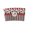 Red & Black Dots & Stripes Coffee Cup Sleeve (Personalized)