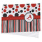 Red & Black Dots & Stripes Cooling Towel- Main