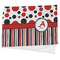 Red & Black Dots & Stripes Cooling Towel (Personalized)